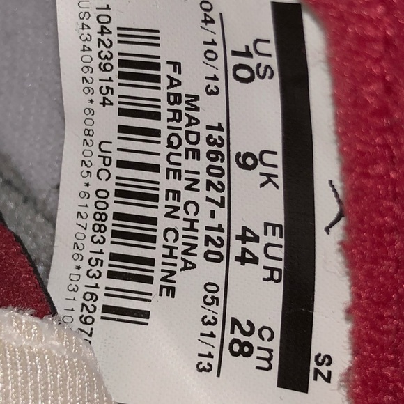 Jordan “Fire Red” 5s - Picture 6 of 6